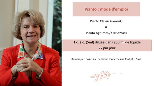 Pianto & B. St-Joseph : Aspects pratiques